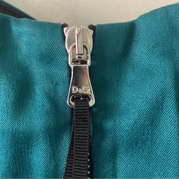 D&G Bustier Dress in colour Petroleum - Picture 7 of 7